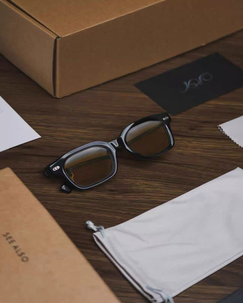 'BC Series Acrylic Fibers' Old Money Trendy New-Type Sheet Nylon Lens Sunglasses Sunglasses