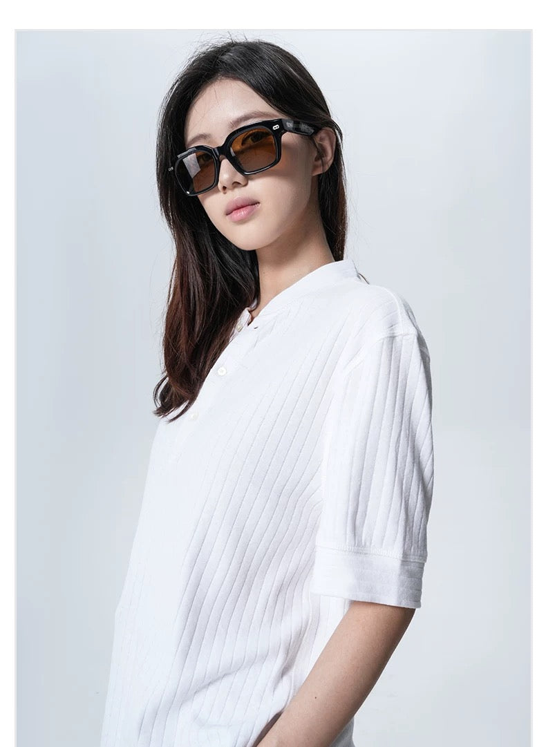 'BC Series Acrylic Fibers' Old Money Trendy New-Type Sheet Nylon Lens Sunglasses Sunglasses