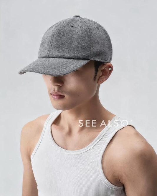 "The King's Gift" Ultra-fine Woolen Cotton Cap for Old Money New Riches - Versatile Casual Round Brim Baseball Cap