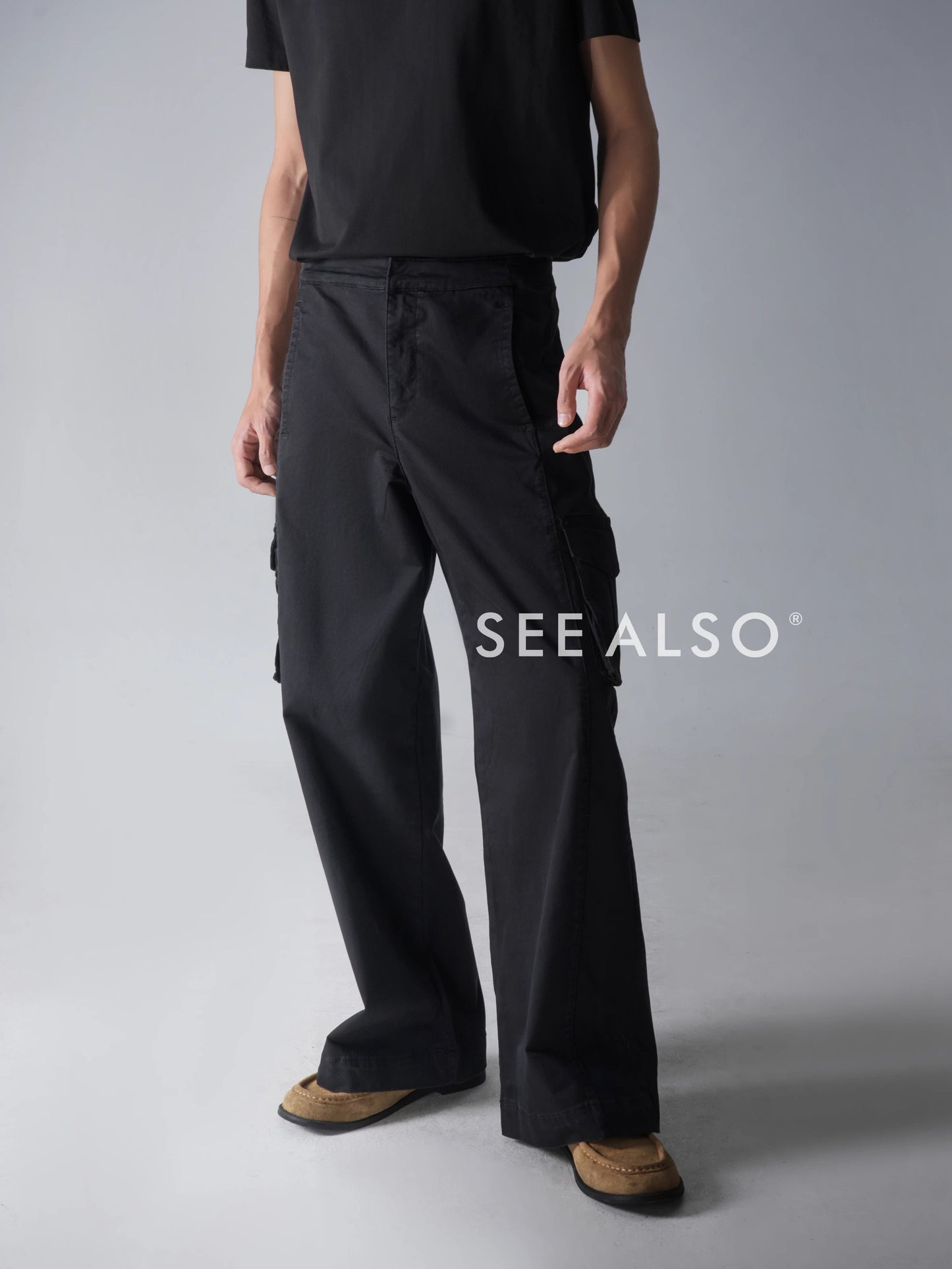 『olo workwear god pants』A-shaped curved wide-leg trendy outdoor sports casual versatile work pants