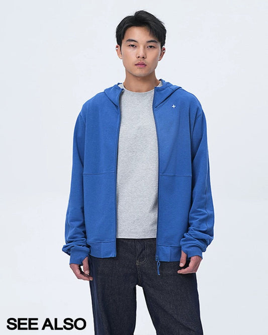 "Star Mark Mainline Series! " Arctic Star Embroidery Minimalist Style Basic Casual Sweatshirt