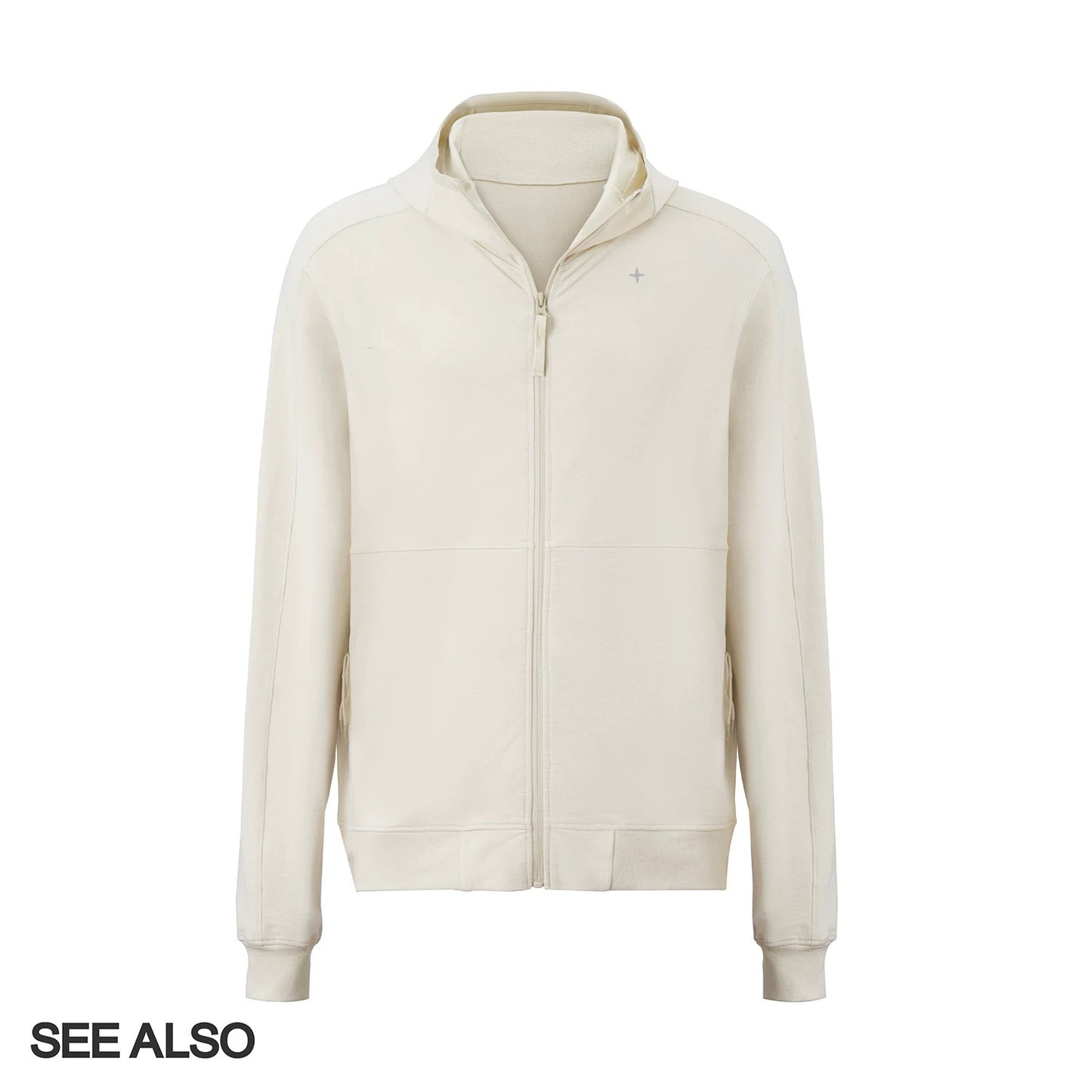 "Star Mark Mainline Series! " Arctic Star Embroidery Minimalist Style Basic Casual Sweatshirt