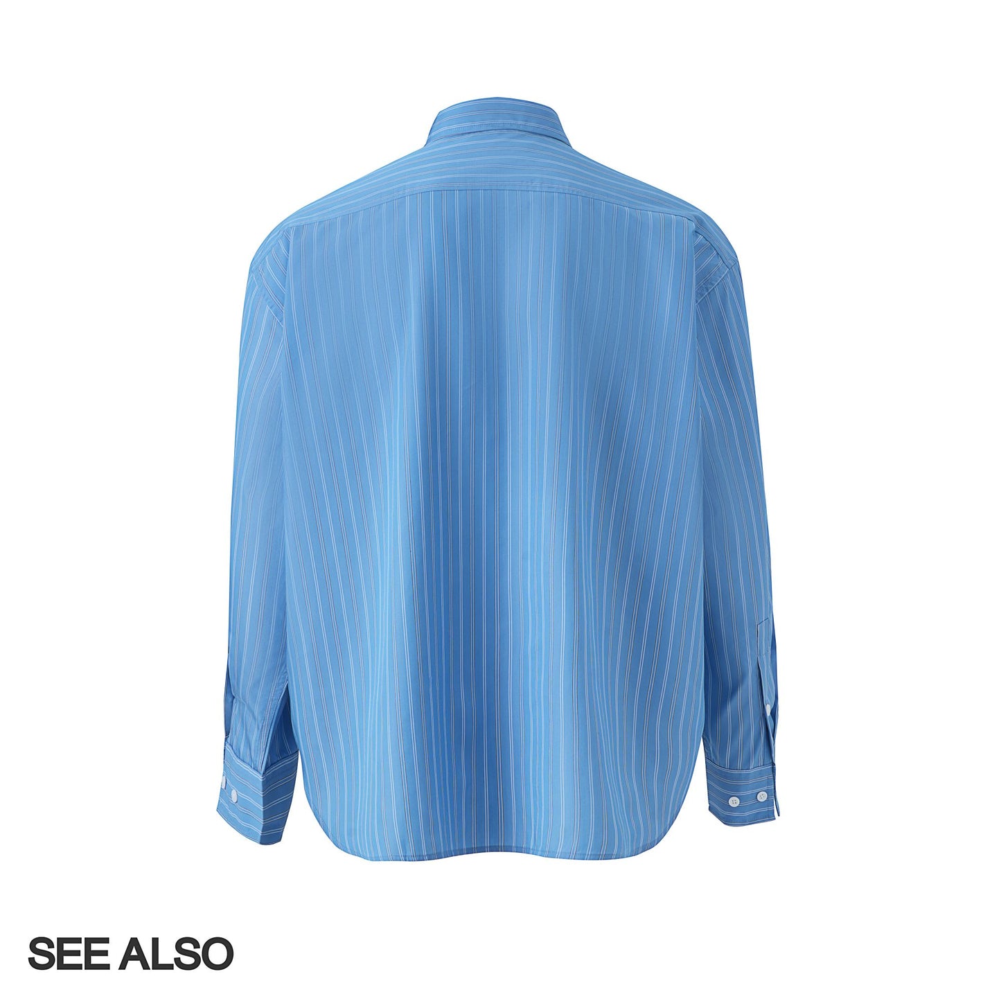 『AC1996 Style』 Yoo Feng's New Elite Loose and Minimalistic Striped Blazer Shirt