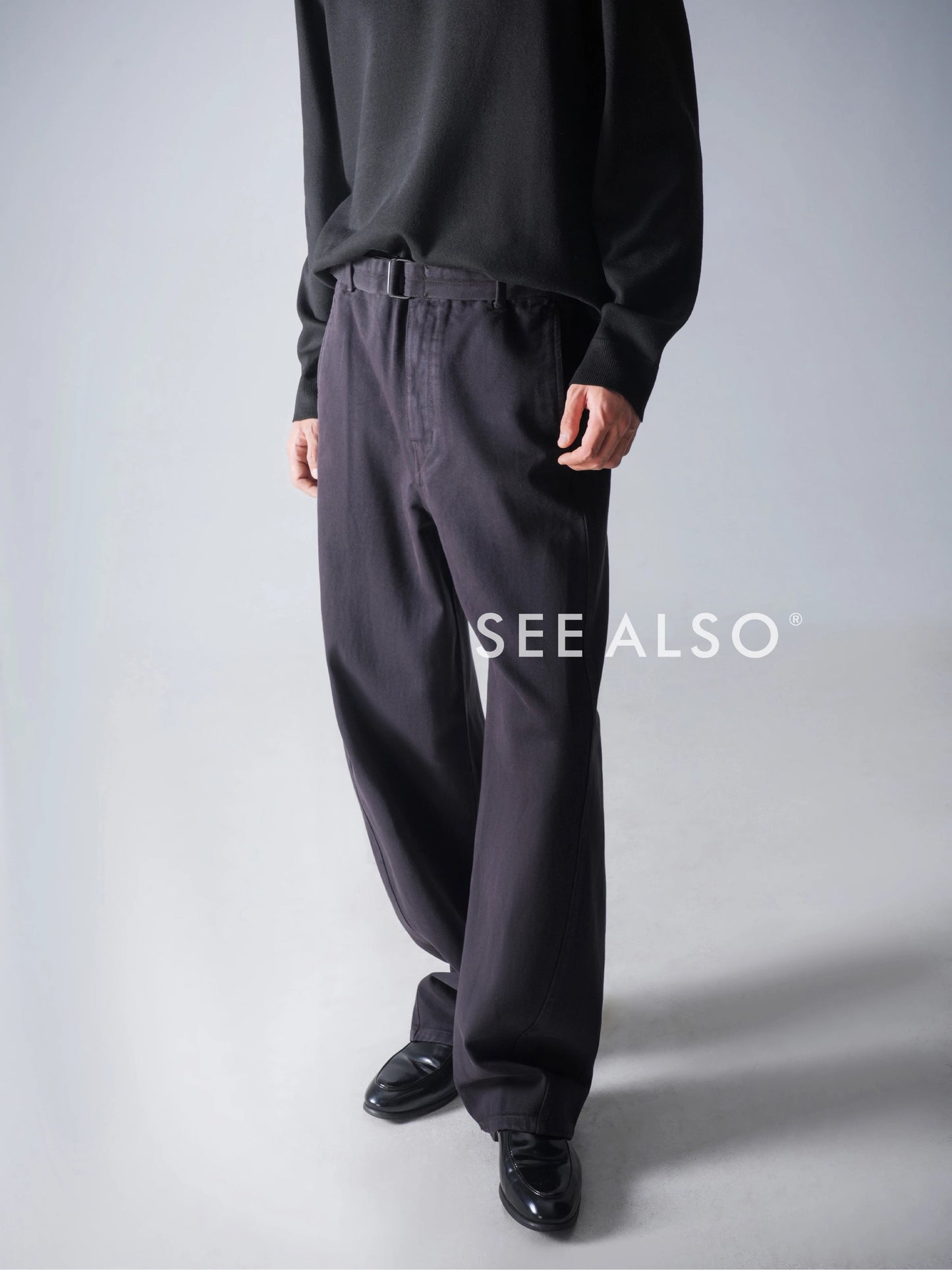 ASUTER Sister's American Vintage Scythe Straight Leg Loose Casual Denim Pants