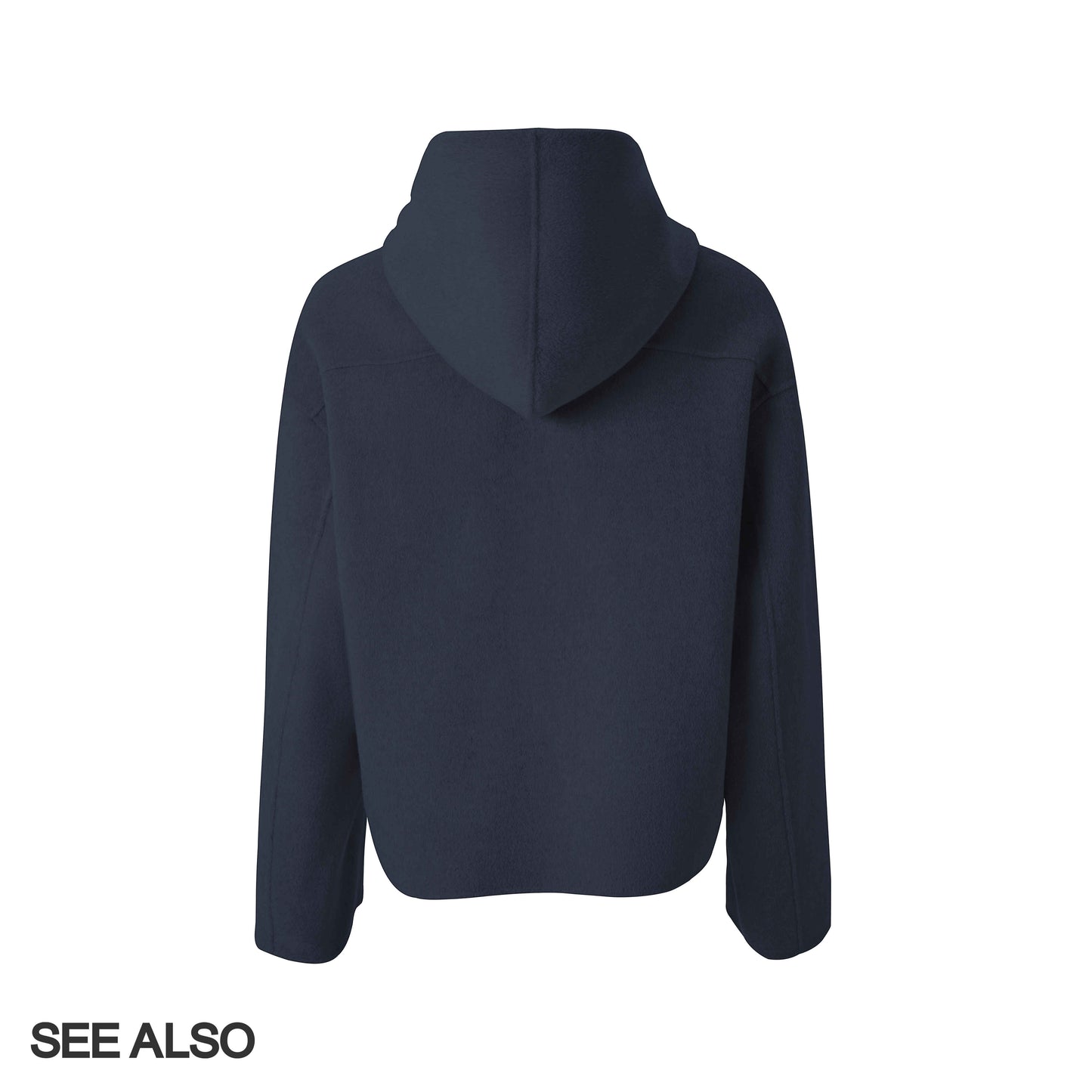 "100% Pure Wool Heavyweight Superfine Spun Lustrous Tweed Hooded Jacket Coat for Old Money and New Riches"