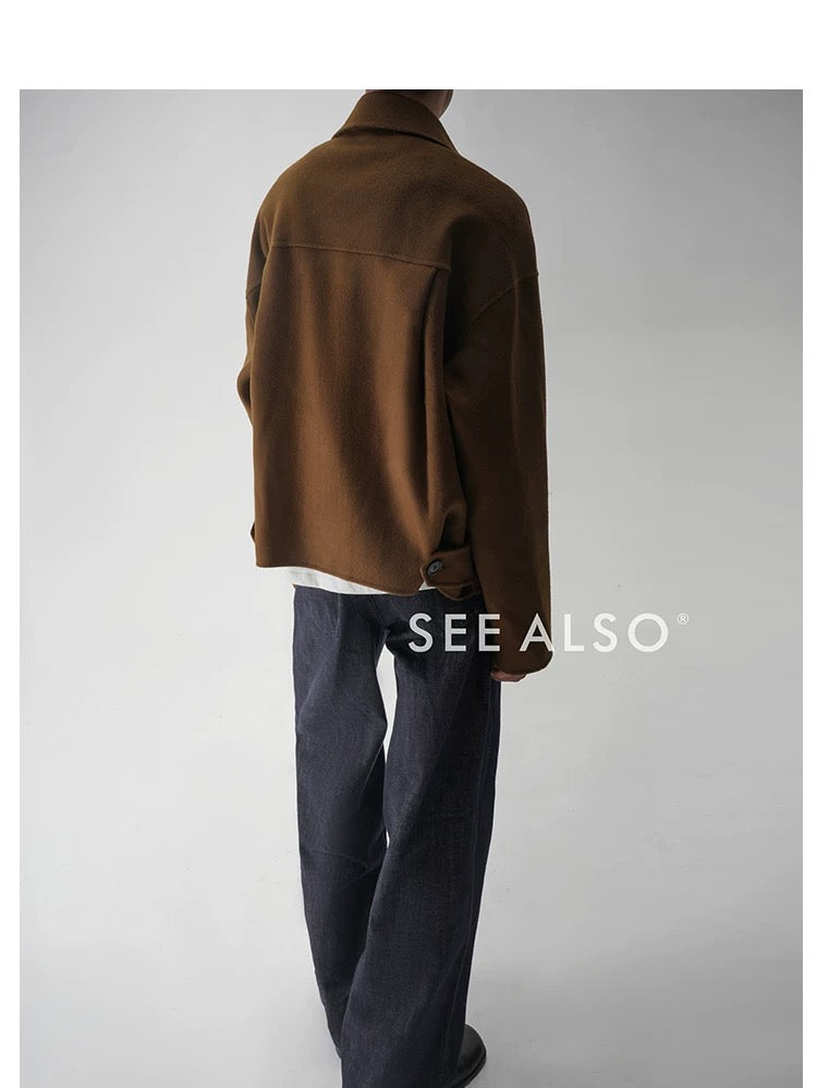 『26SS Black Label』 Ultra-fine 100% wool classic style winter coat jacket for the new elite and old money