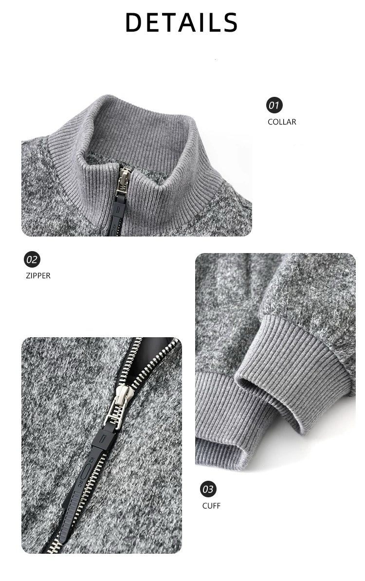 "The Gift of Kings" 90 White duck Down woolen jacket with a new rich old money style for warmth and zipper down