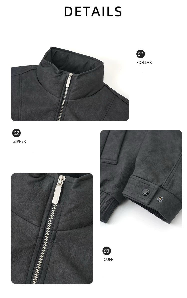 "Down Jacket" 90 white duck down imitation suede stand-up collar new favorite outdoor warm zipper down jacket