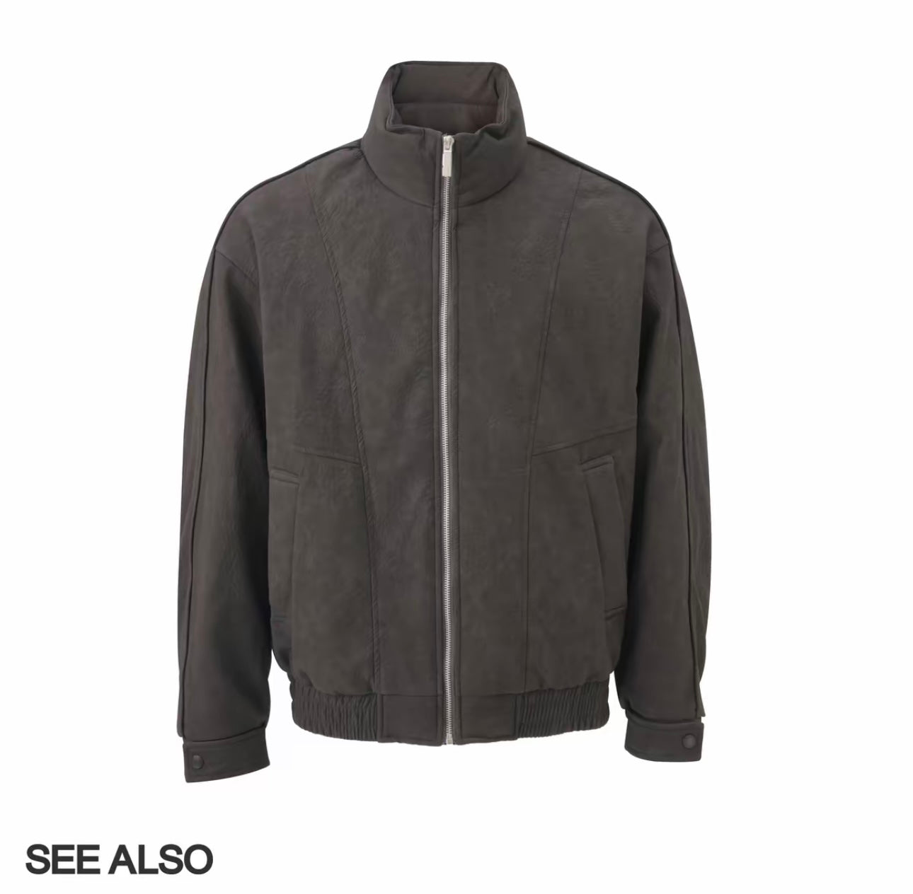 "Down Jacket" 90 white duck down imitation suede stand-up collar new favorite outdoor warm zipper down jacket