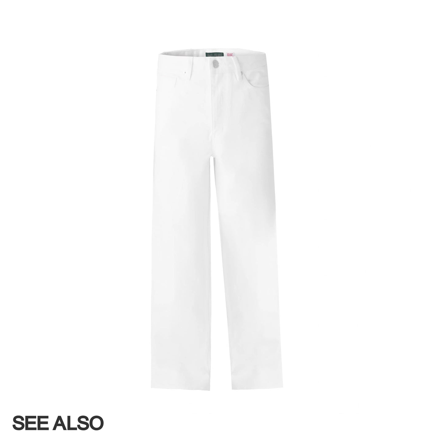 "26SS Black Label" ultra-fine-spun combed cotton red-eared original cow straight-leg jeans