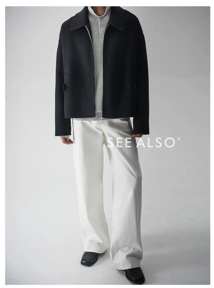 "26SS Black Label" ultra-fine-spun combed cotton red-eared original cow straight-leg jeans