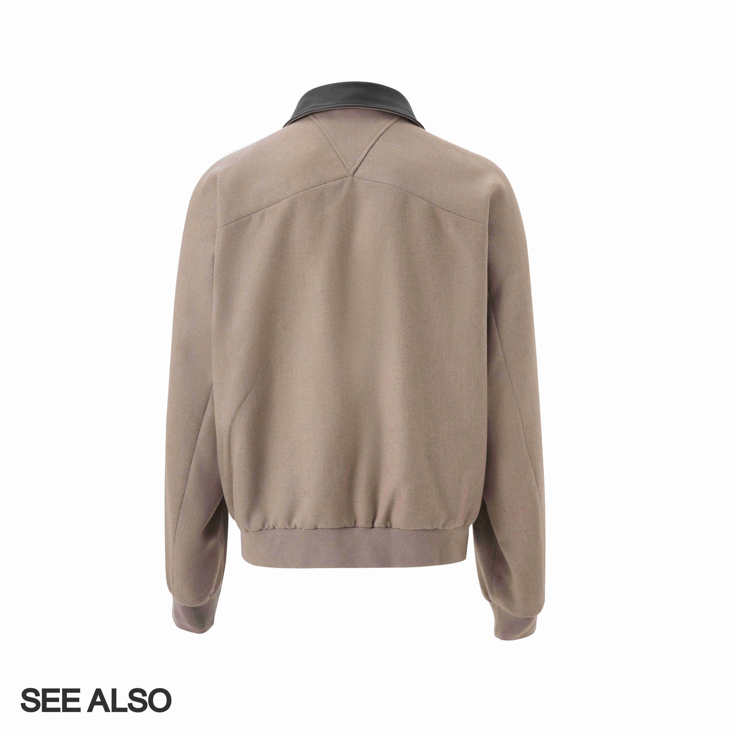 "Fashion Week Limited Edition" Ultra-fine mercerized wool, old money new rich loose leather lapel jacket