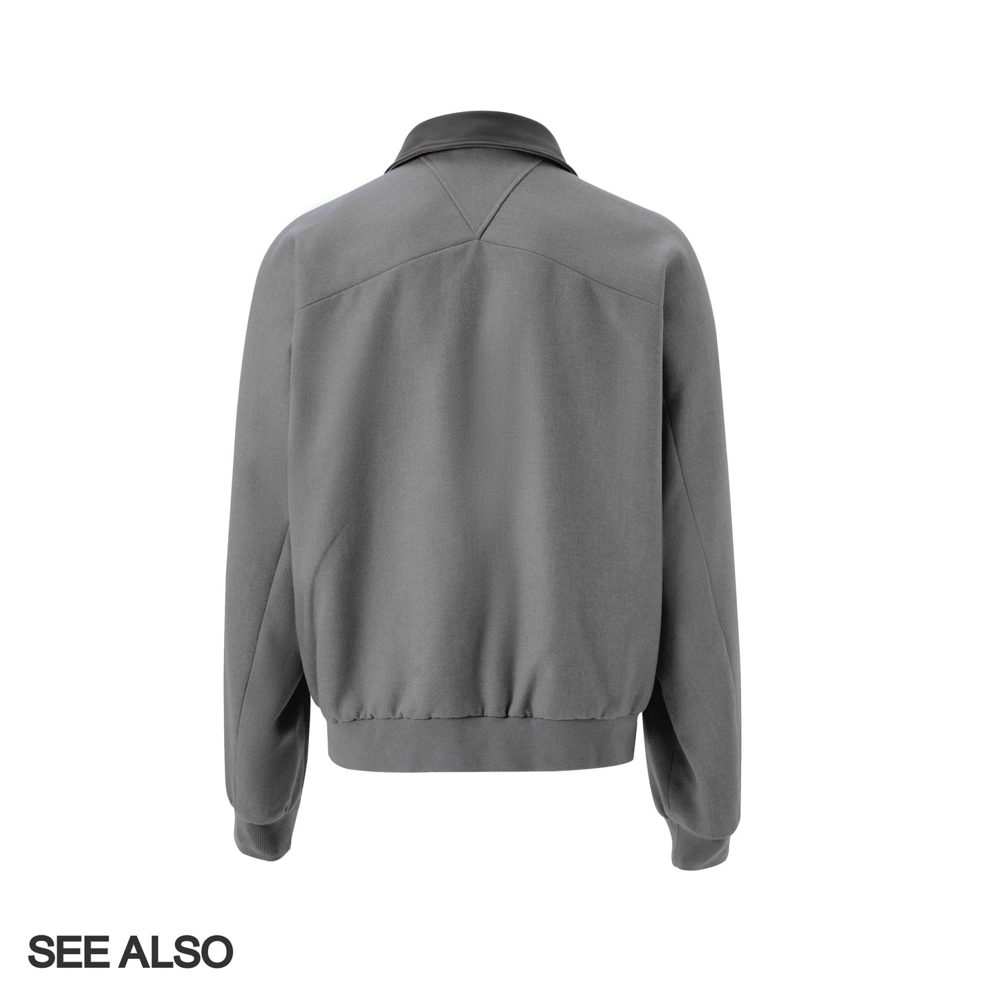 "Fashion Week Limited Edition" Ultra-fine mercerized wool, old money new rich loose leather lapel jacket