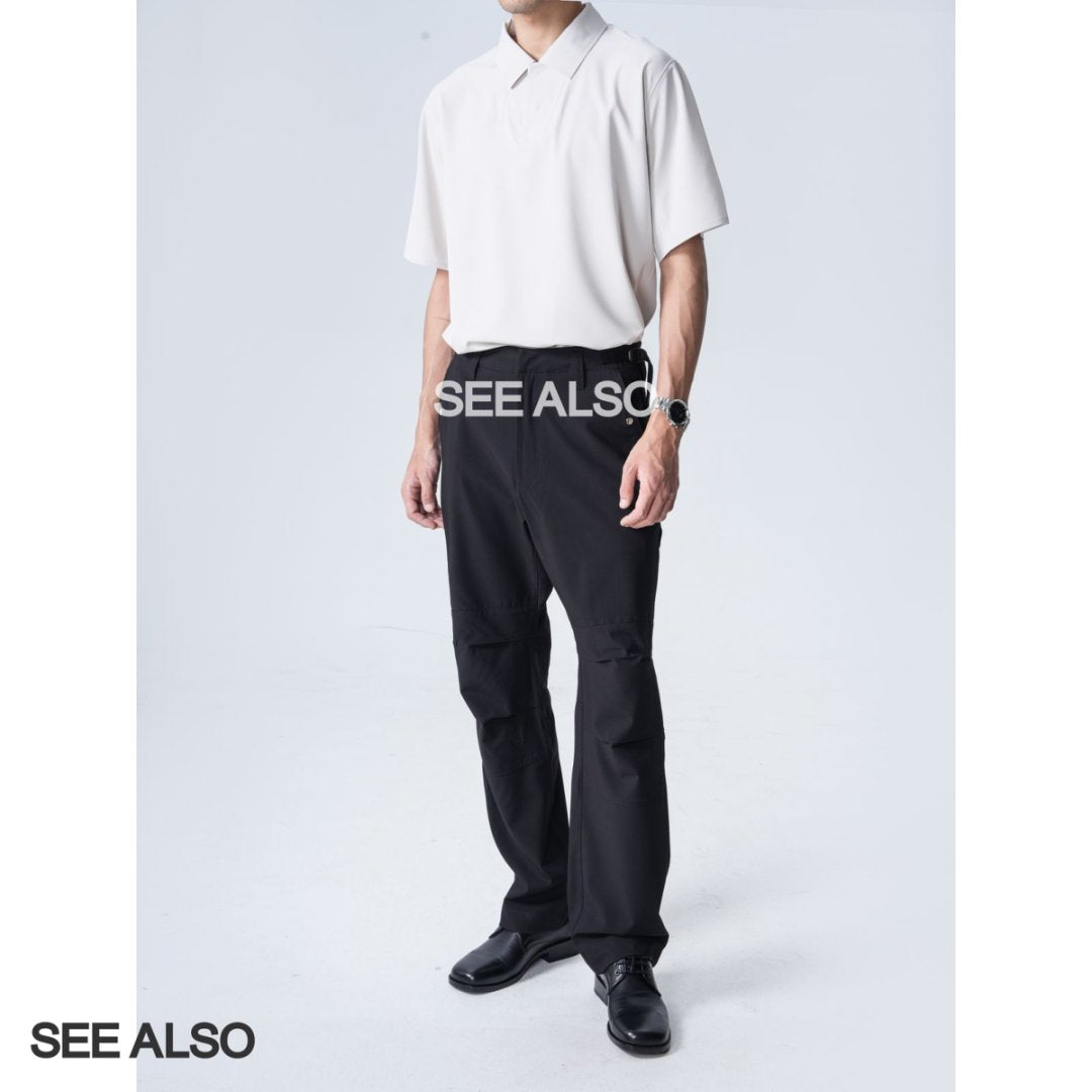 The "Pioneer of Galaxy Workwear Pants" ultra-fine mercerized wool outdoor three-proof breathable sportswear pants