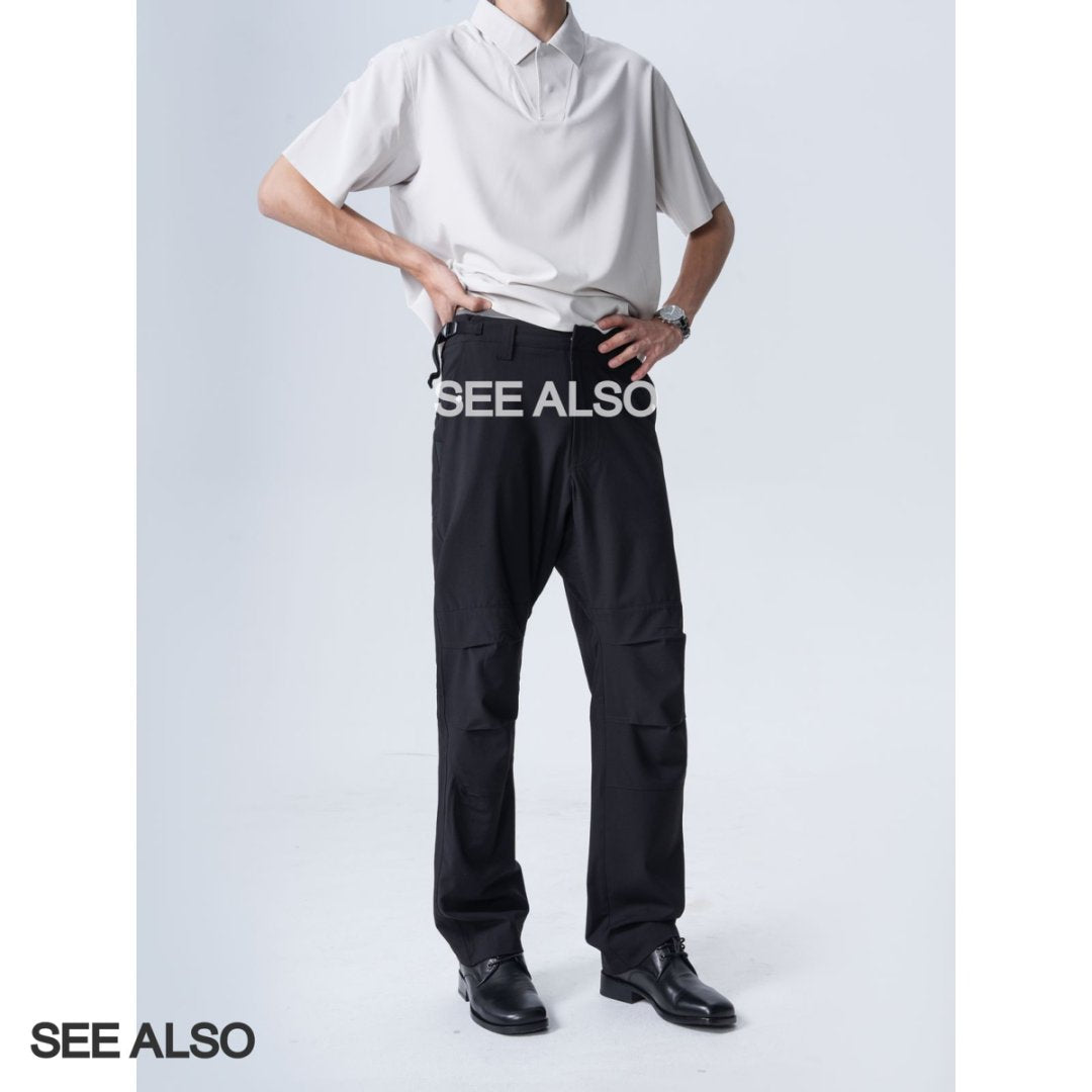 The "Pioneer of Galaxy Workwear Pants" ultra-fine mercerized wool outdoor three-proof breathable sportswear pants