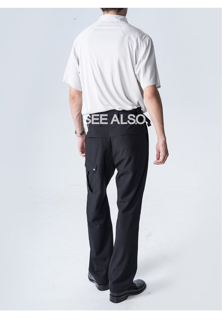 The "Pioneer of Galaxy Workwear Pants" ultra-fine mercerized wool outdoor three-proof breathable sportswear pants