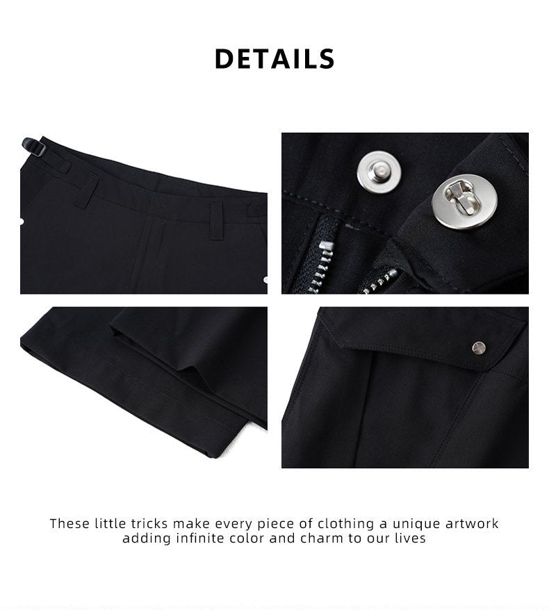 The "Pioneer of Galaxy Workwear Pants" ultra-fine mercerized wool outdoor three-proof breathable sportswear pants