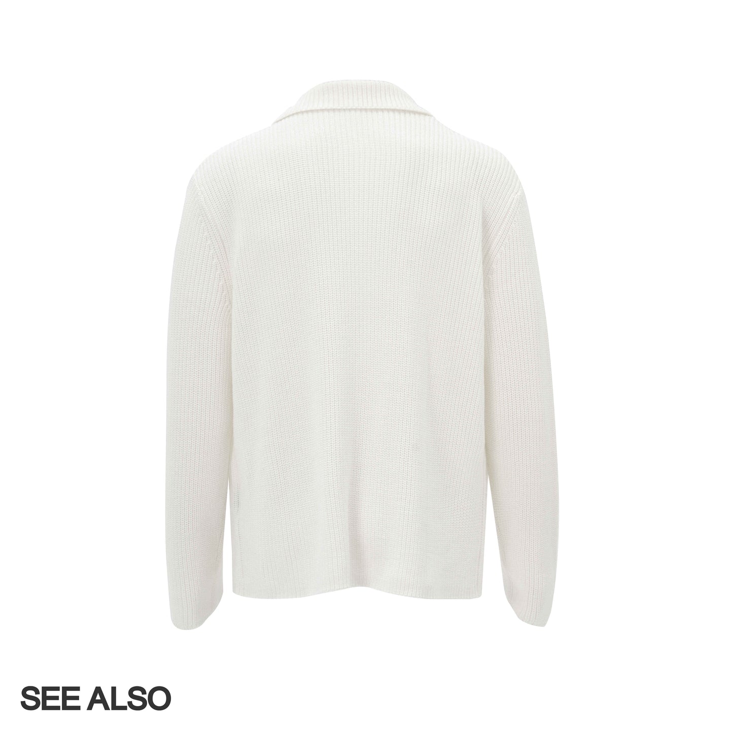 "Limited Edition for Fashion Week Shows" Green fruit collar wool single-breasted lapel cardigan Taoist robe sweater