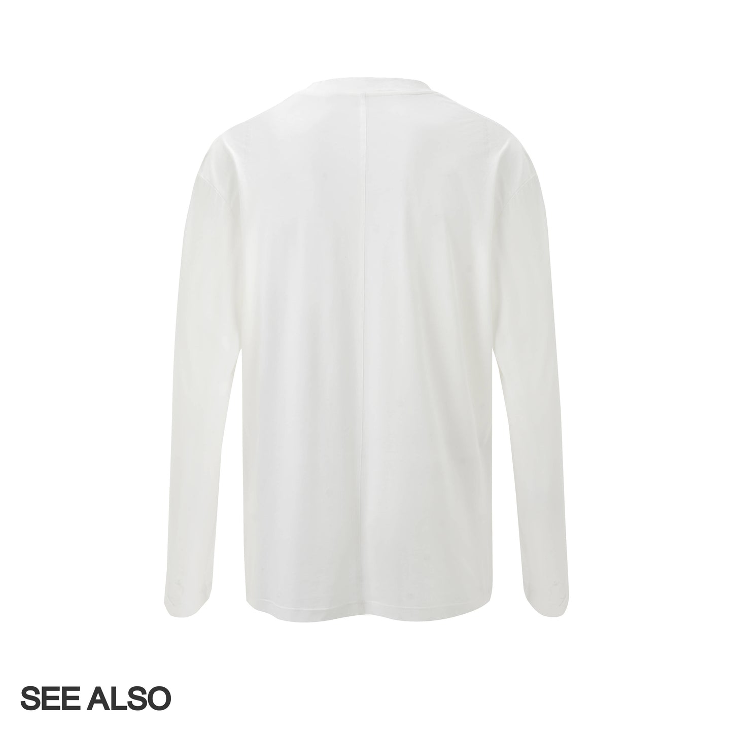 "Ultra-thin 0.01" Second-generation 95g ultra-fine spun long-staple cotton shrimp thread Basic long-sleeved mask T-shirt