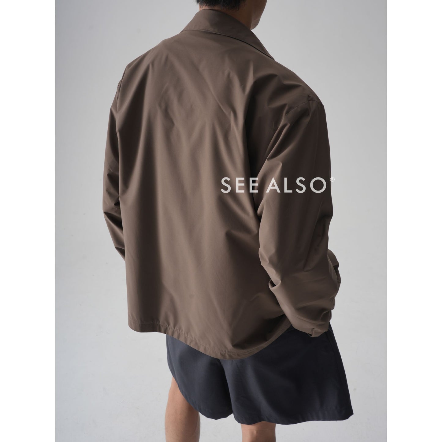 "Fashion Week Limited Edition" Double-pocket old money new rich style minimalist loose lapel work jacket