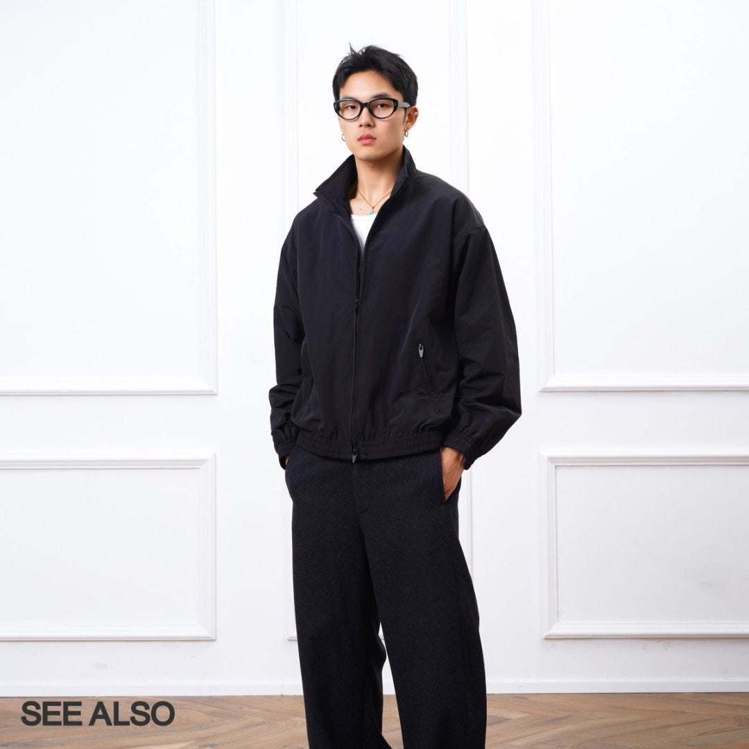 "GR High-end Customization!" " "Ba Zi Series" three-proof outdoor stand-up collar windbreaker silhouette jacket