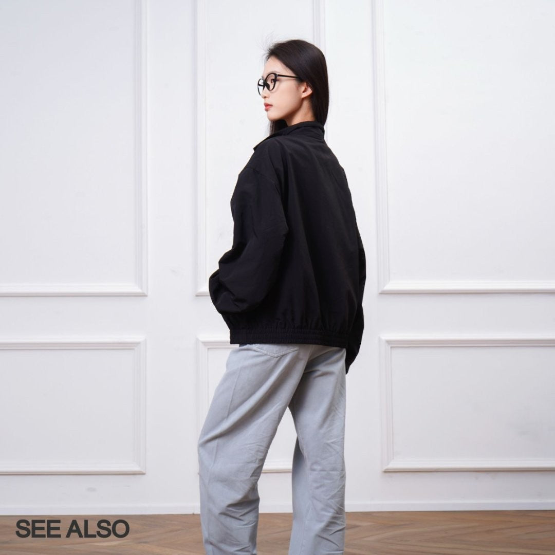 "GR High-end Customization!" " "Ba Zi Series" three-proof outdoor stand-up collar windbreaker silhouette jacket