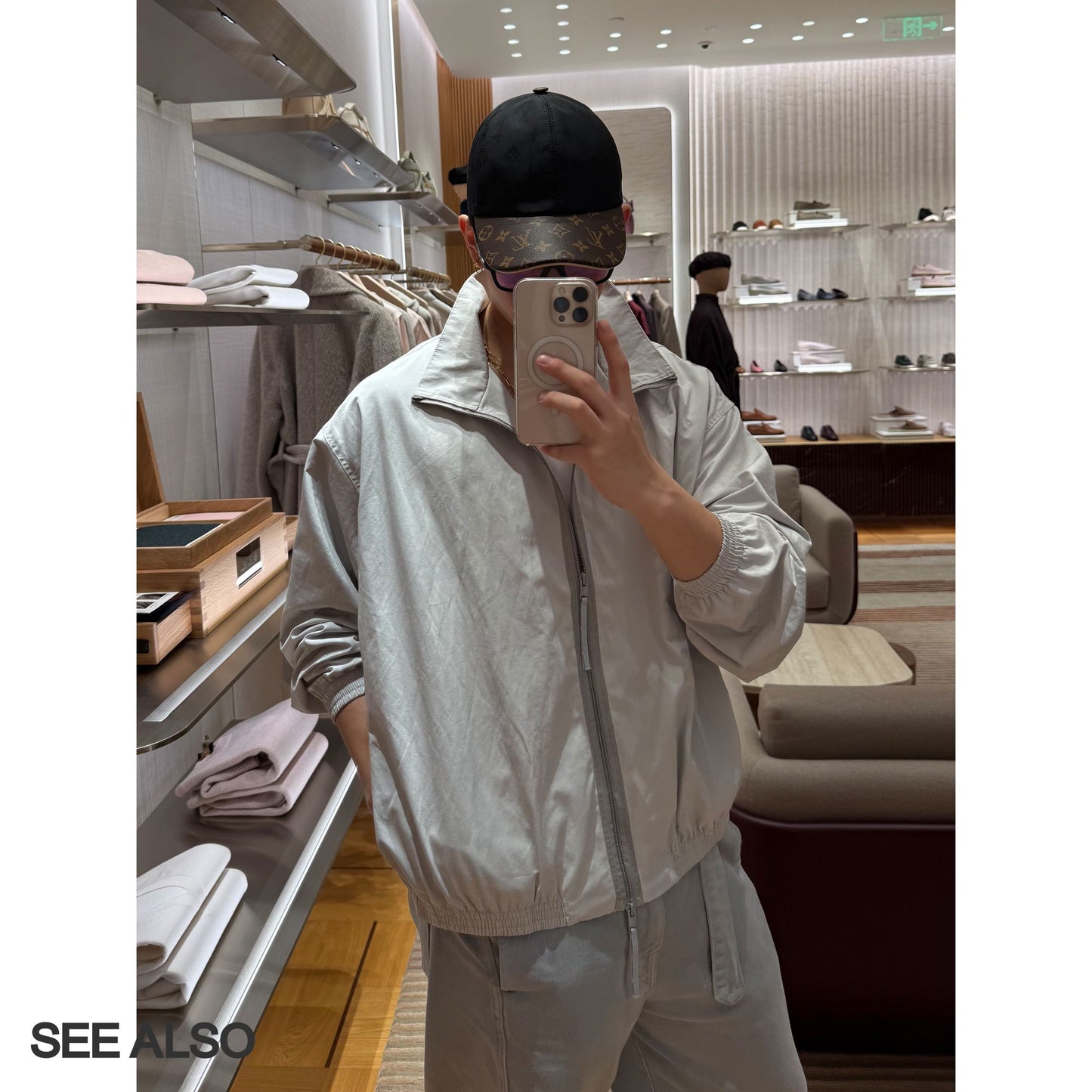 "Purple Label Chaston" 1996 Sun Protection, Three-proof and Breathable Silhouette Outdoor Windbreaker Jacket